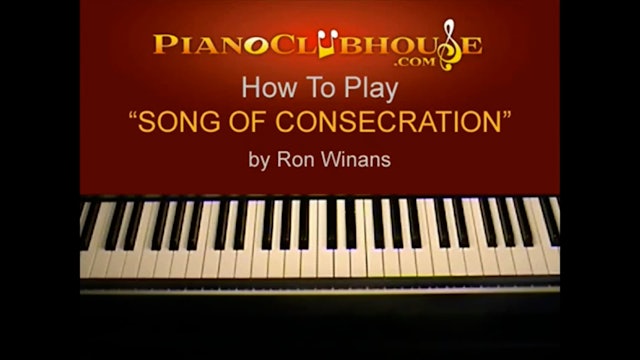 Song Of Consecration (Ron Winans)