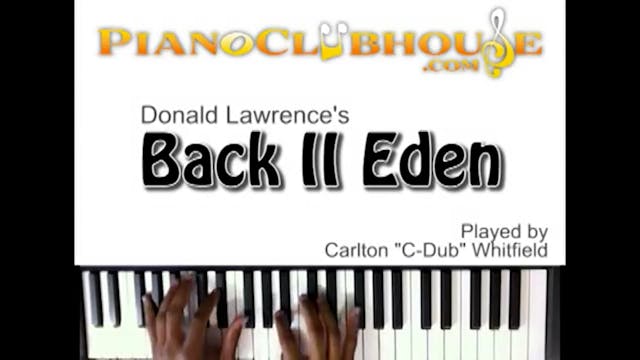 Back II Eden (cover) (Donald Lawrence)
