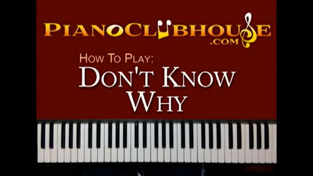 Don't Know Why (Norah Jones)