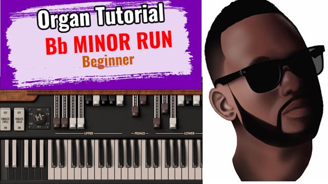 Finger Run (beginner): B flat minor