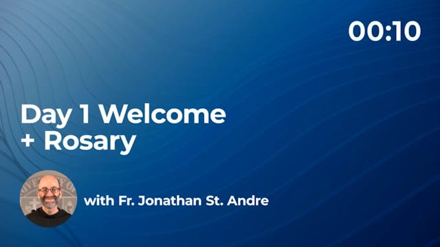 Rosary and Spiritual Growth of Young People with Fr. Joseph Gill Replay