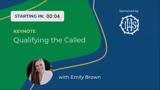 2024 CHC Keynote 2 - Qualifying the Called with Emily Brown