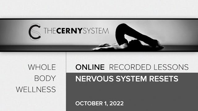 10.01.22 Nervous System resets