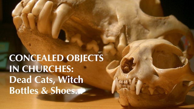 Concealed Objects in Churches: Dead Cats, Witch Bottles & Shoes...