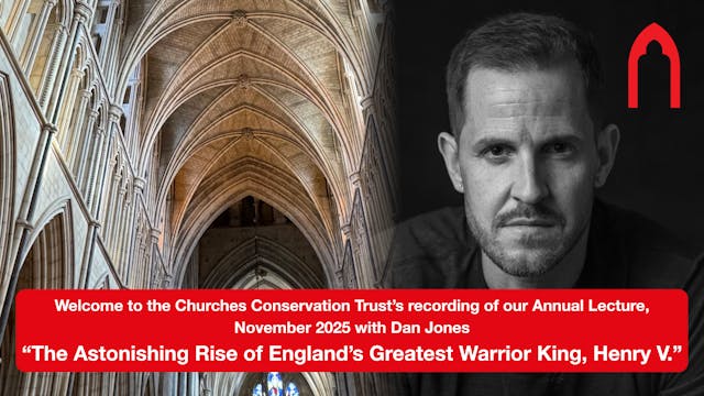 CCT Annual Lecture, with Dan Jones, November 2025