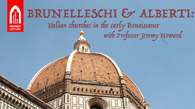 The Brunelleschi, Alberti and Italian churches in the early Renaissance