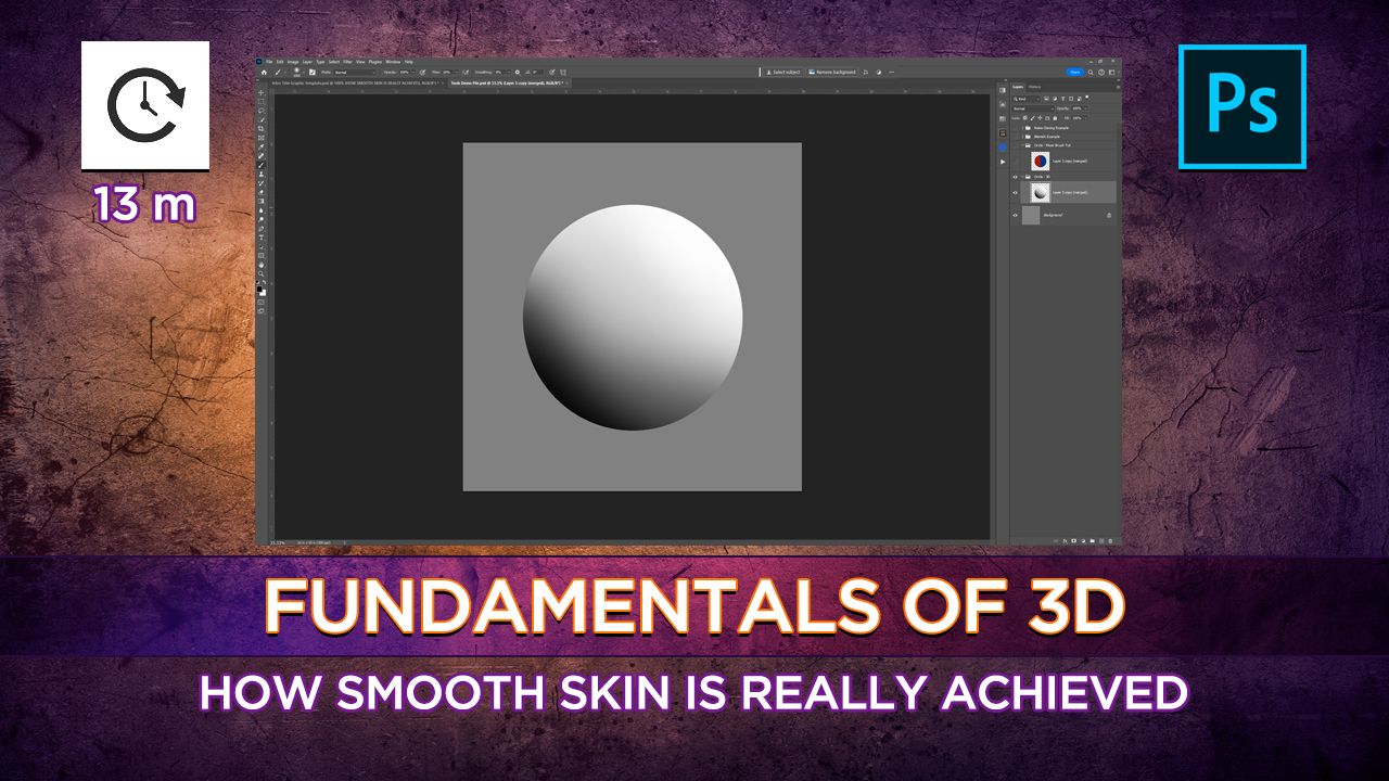 Photoshop Retouching Series Tutorial 2 - Fundamentals of 3D