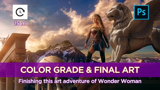 Wonder Woman: Color Grade and Final Art