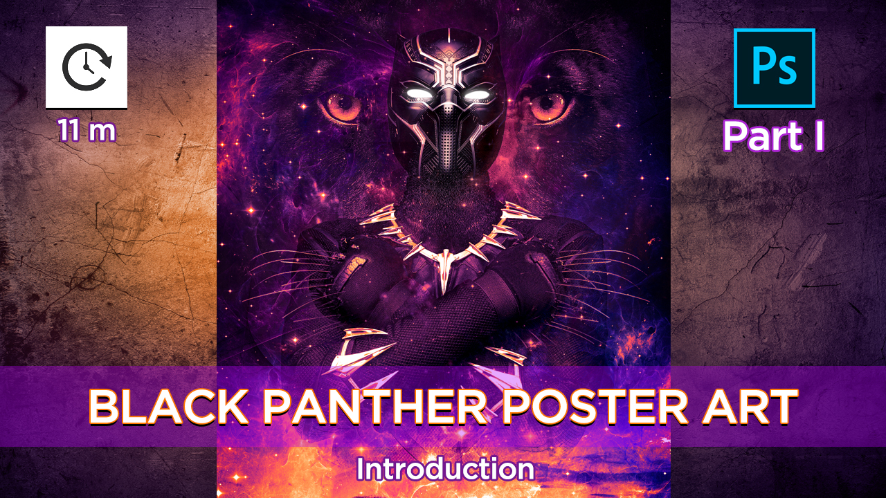 Black Panther Part 1 || Photoshop Introduction