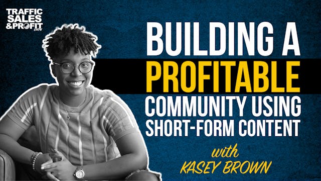 Building A Profitable Community Using...