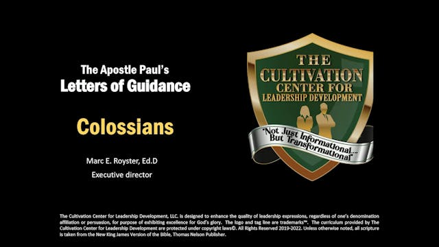 Letter to the Colossians