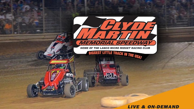 VOD 8.12.23: RAIN // Micro Sprints @ Clyde Martin Speedway