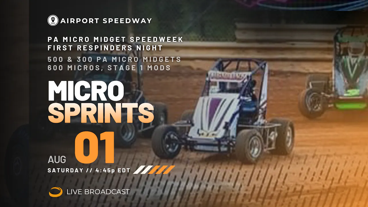 PPV Sa 8/1 // 1st & PA Micro Midget Week @ Airport