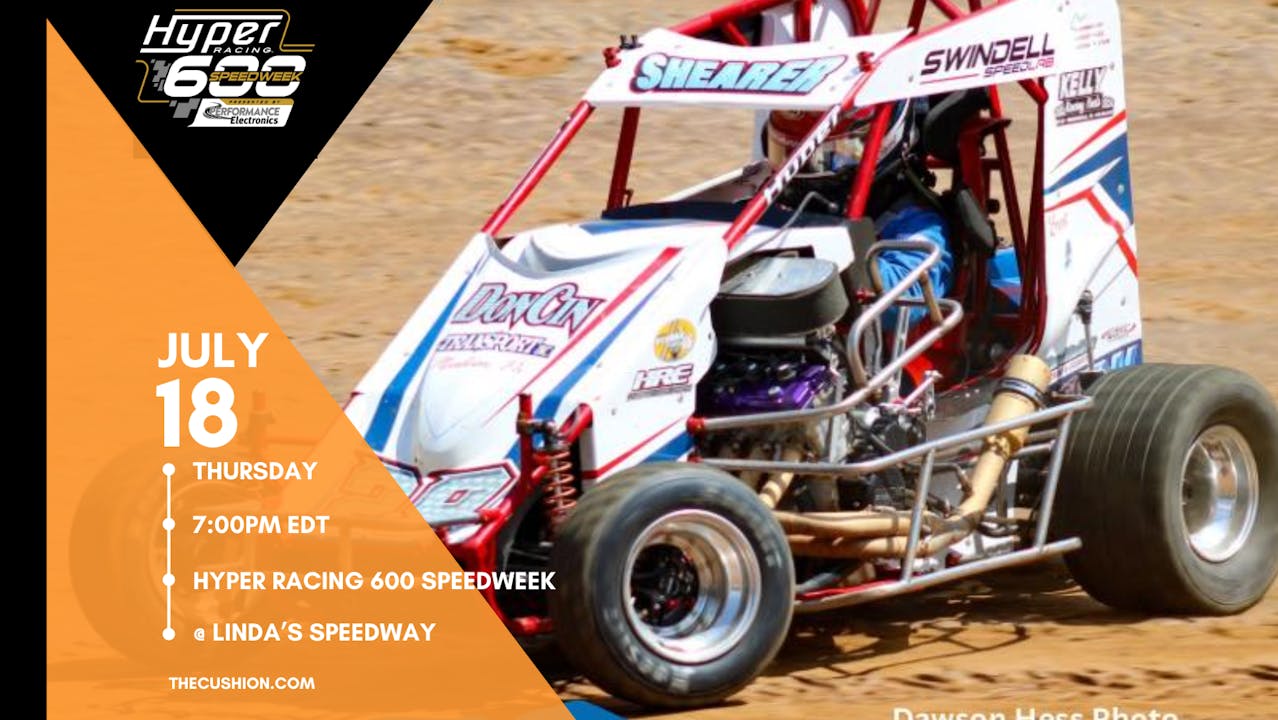 VOD Thurs July 18 // 600 Speedweek 5 @ Linda's