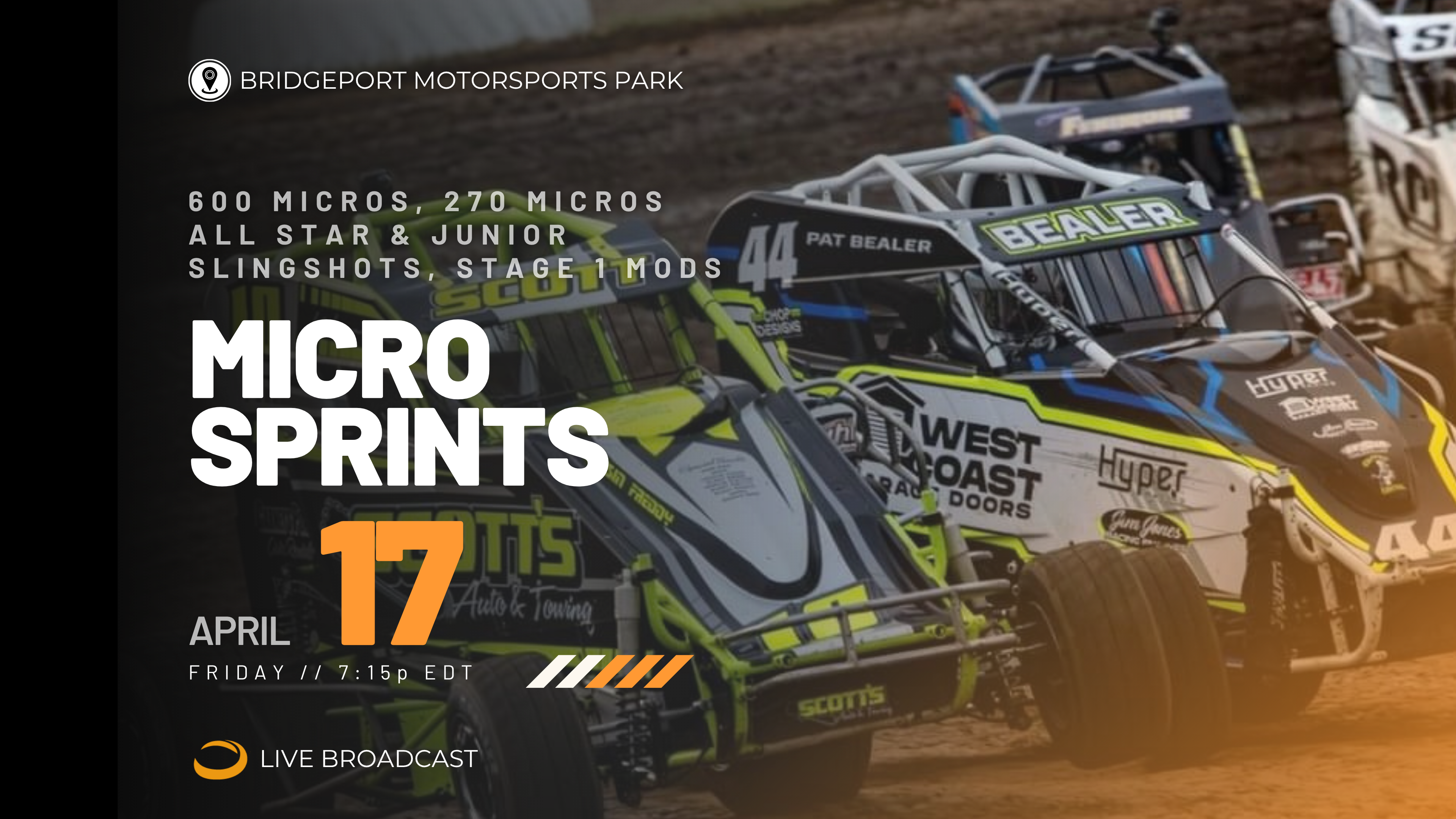 PPV Fri April 17 // Micro Sprints @ Bridgeport