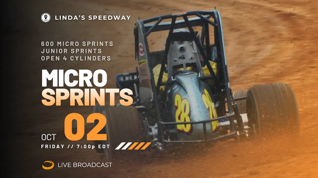 PPV Fri October 2 // Micro Sprints @ Linda's