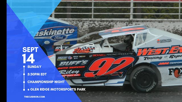 VOD 09.14.25 // Championship Night Modifieds @ Glen Ridge