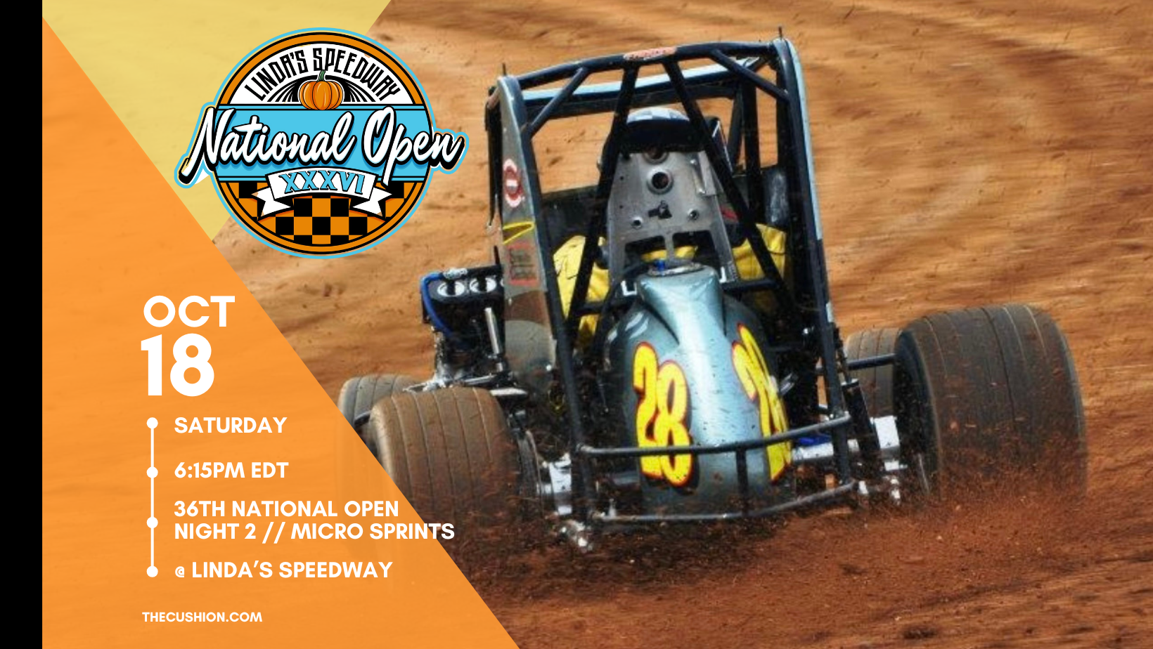 VOD 10.18.25 // 36th National Open Night 2 Micro Sprints @ Linda's Speedway