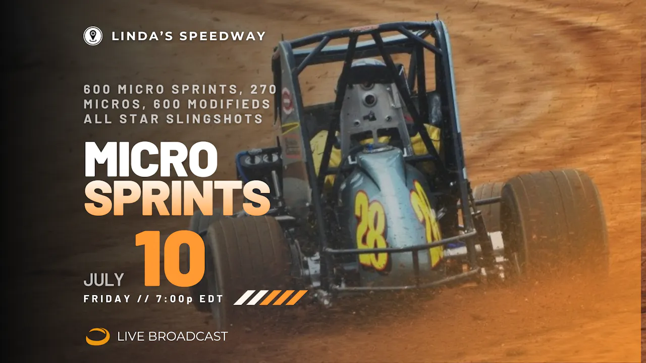 PPV Fri July 10 // Micro Sprints @ Linda's