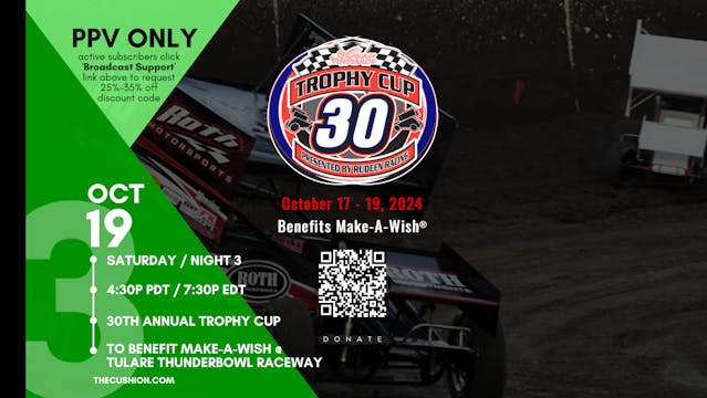 VOD Oct 19, 2024 //Trophy Cup Nite 3 @ Thunderbowl