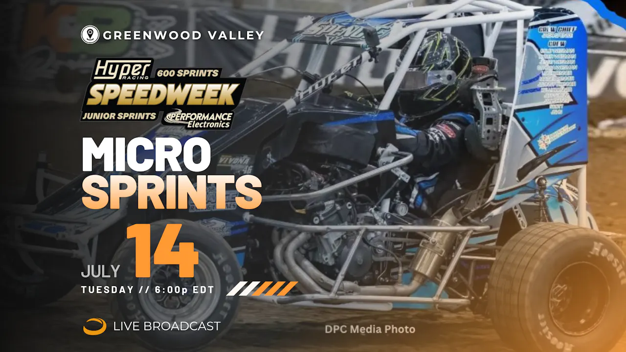 PPV Tue July 14 // 600 Speedweek n3 @ Greenwood