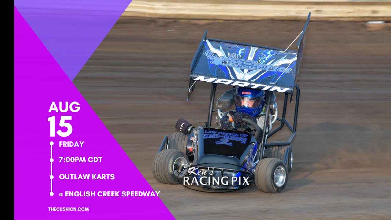 PPV Fri Aug 15 // Outlaw Karts @ English Creek