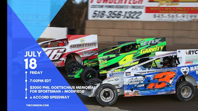 PPV Fri Jul 18 // Modifieds + Sportsman @ Accord