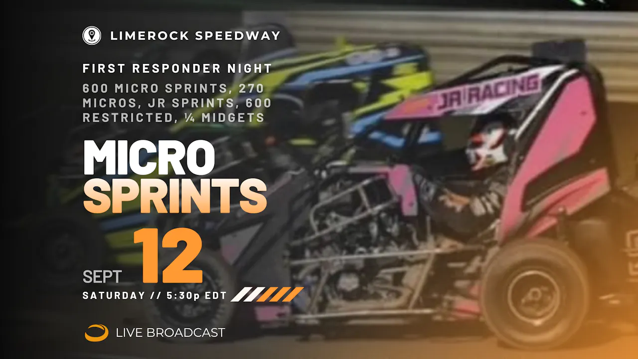PPV Sat Sept 12 // Micro Sprints @ Limerock