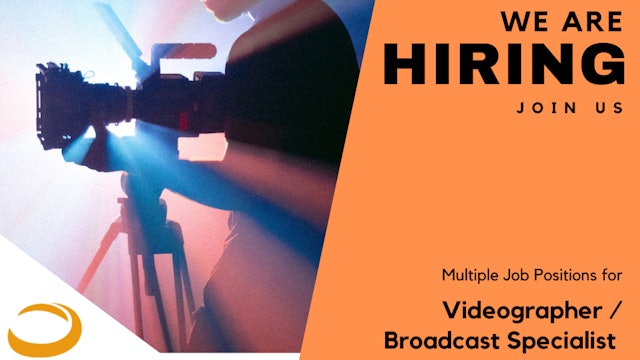 We Are Hiring Videographers
