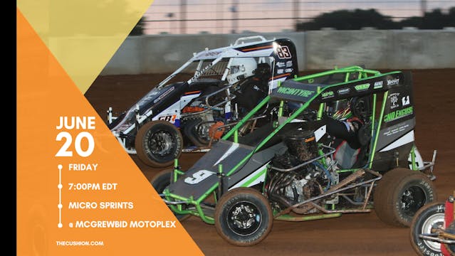 VOD 06.20.25 // Micro Sprints @ McGrewBid Motoplex