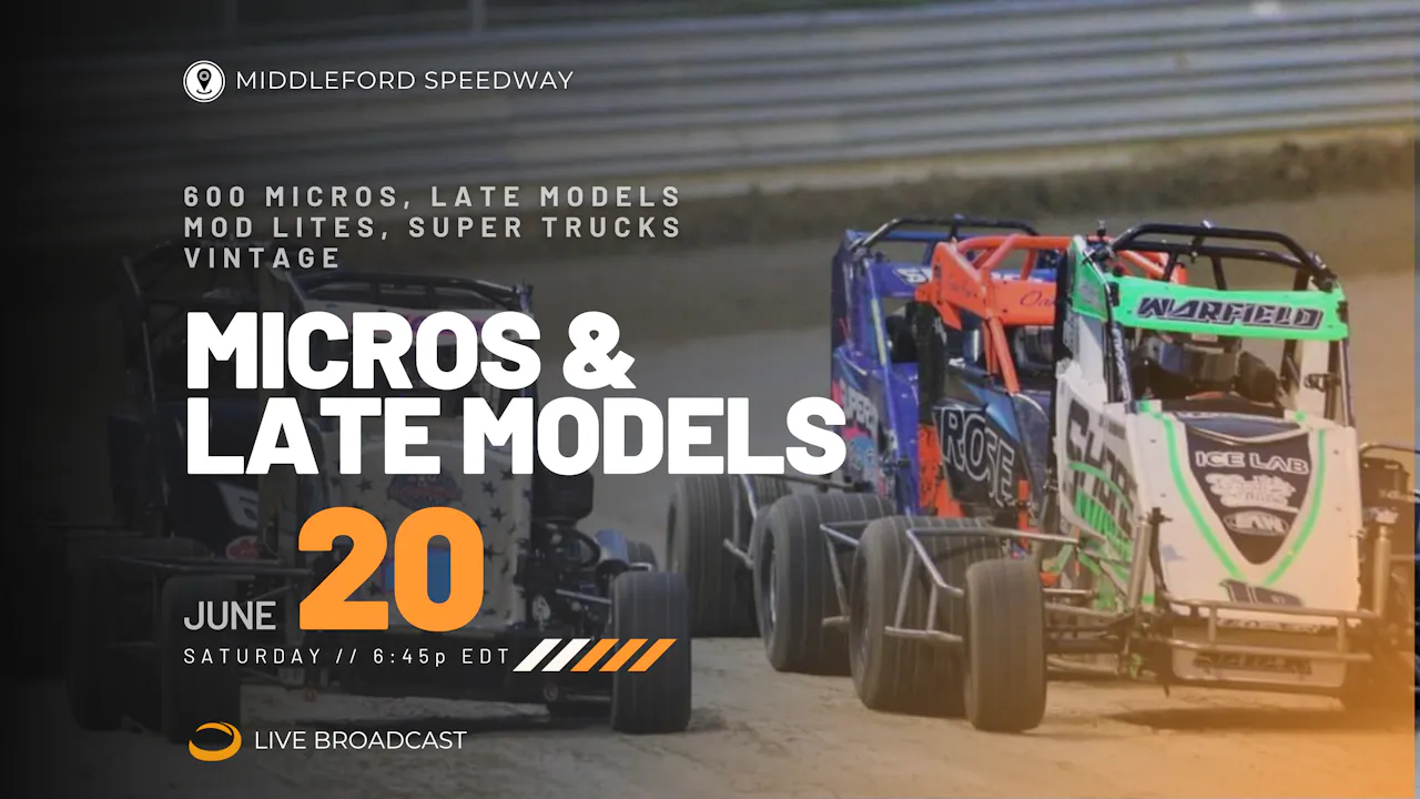 PPV Sat June 20 // Micro Sprints @ Middleford