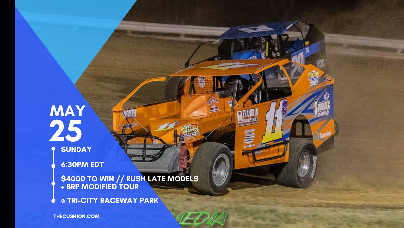 VOD 05.25.25 // RUSH Late Models + BRP Modifieds @ Tri-City