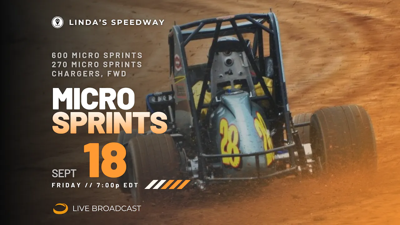 PPV Fri Sept 18 // Micro Sprints @ Linda's