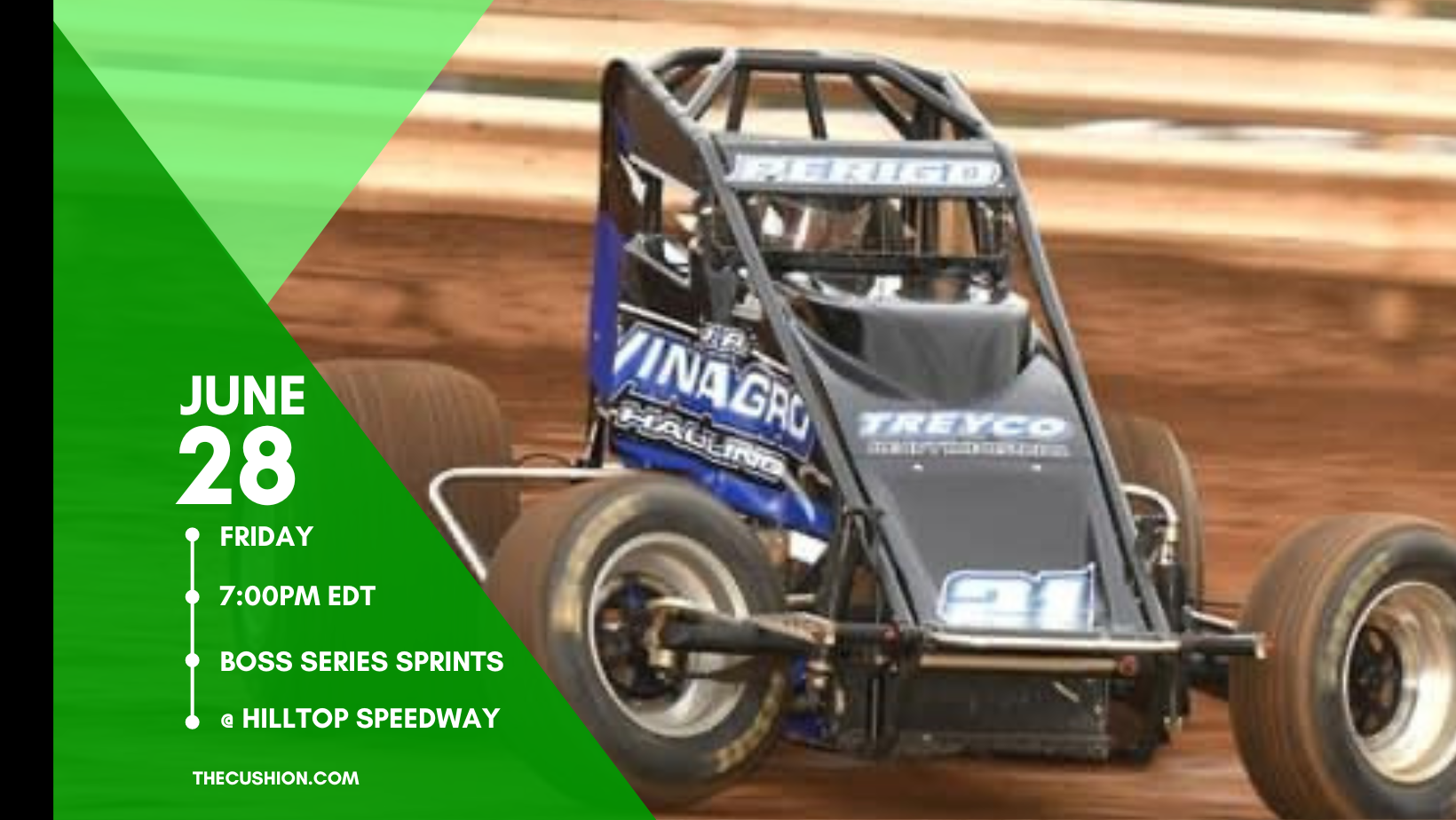 VOD 06.28.24 // BOSS Non-Wing Sprints @ Hilltop Speedway