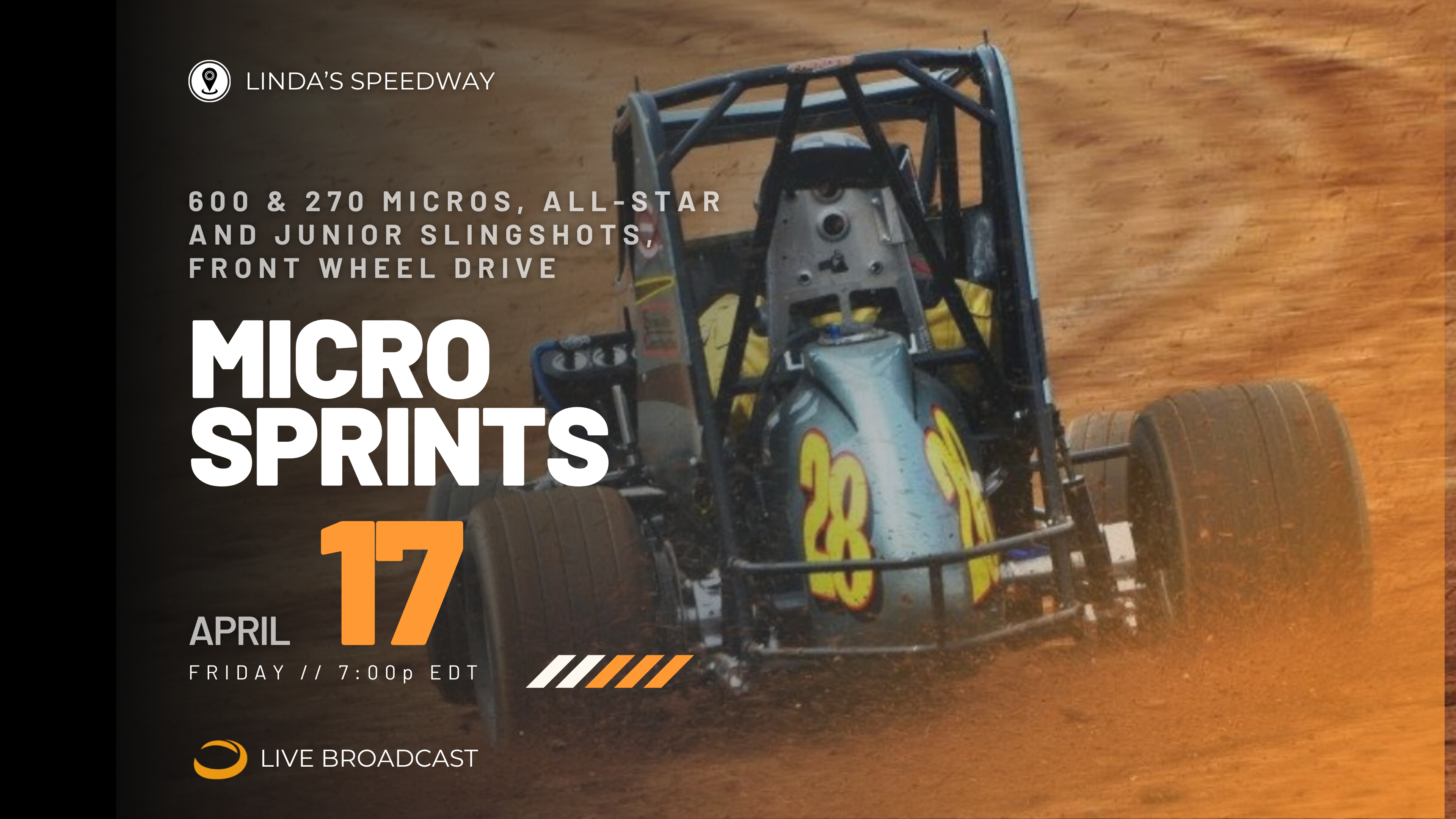 PPV Fri April 17 // Micro Sprints @ Lindas
