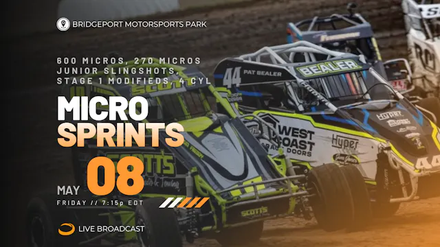 PPV Fri May 8 // Micro Sprints @ Bridgeport