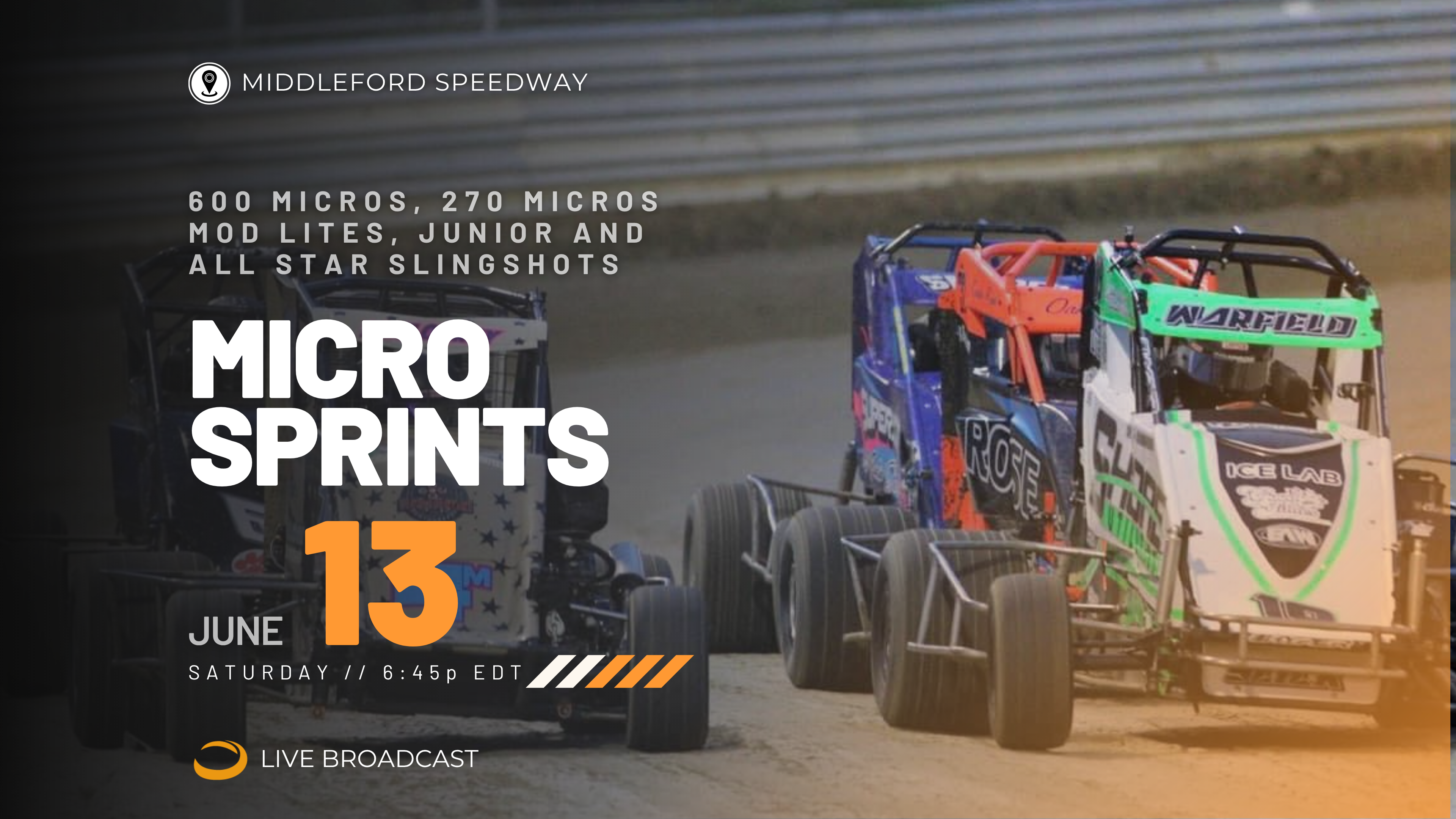PPV Sat June 13 // Micro Sprints @ Middleford
