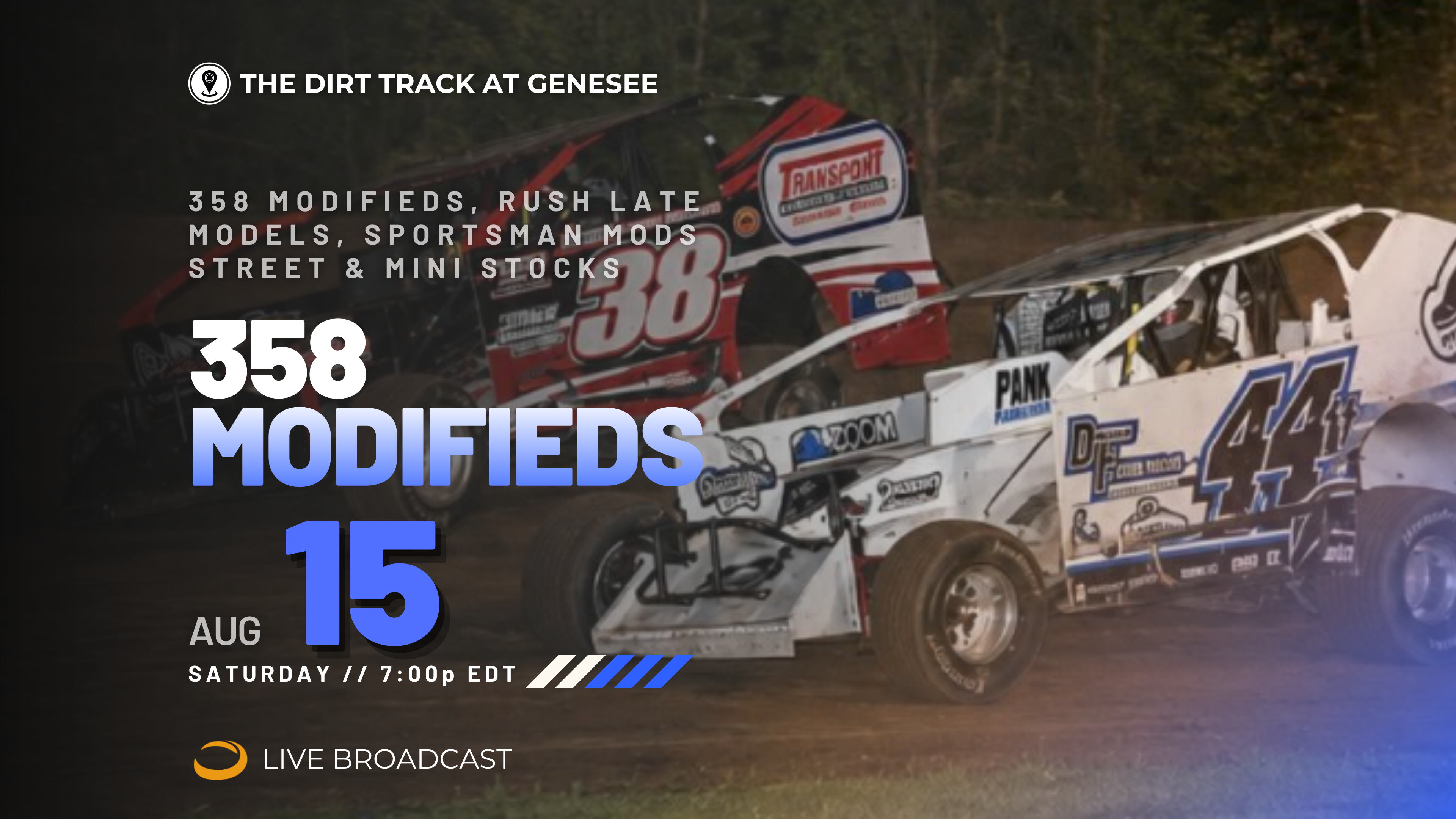 PPV Sat Aug 15 // 358 Modifieds @ Genesee