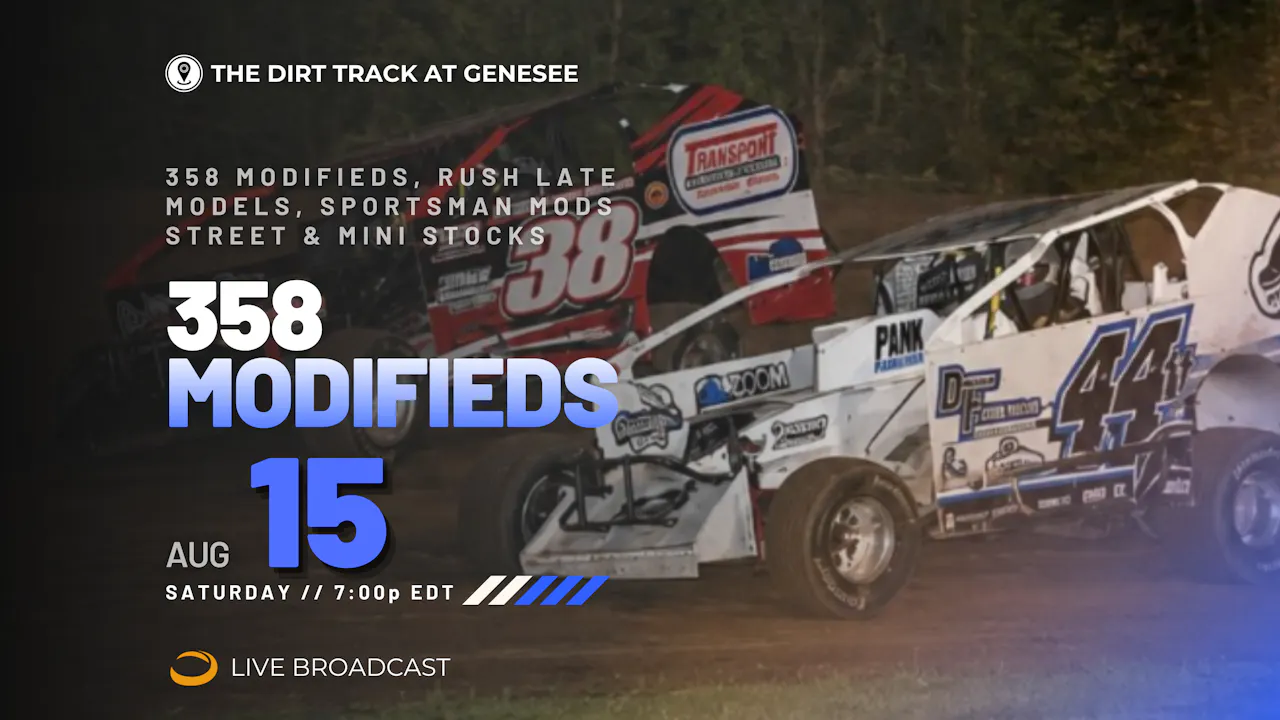 PPV Sat Aug 15 // 358 Modifieds @ Genesee