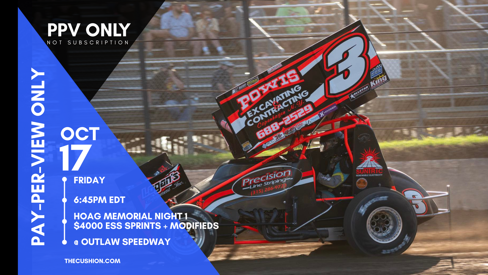 VOD 10.17.25 // Hoag Memorial Nite 1 - $4k Sprints + Mods @ Outlaw Speedway