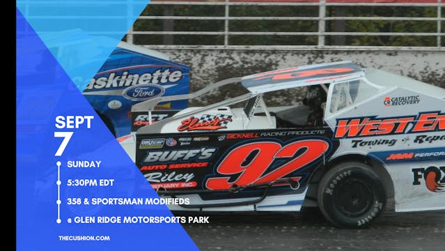 PPV Sun Sept 7 // Modifieds @ Glen Ridge