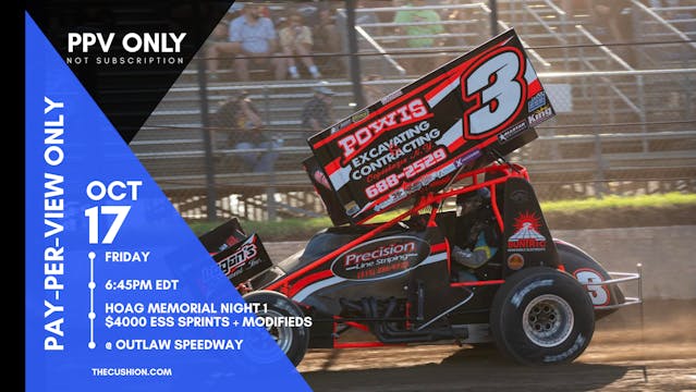 VOD Oct 17, 2025 // Hoag N1 $4k Sprints @ Outlaw
