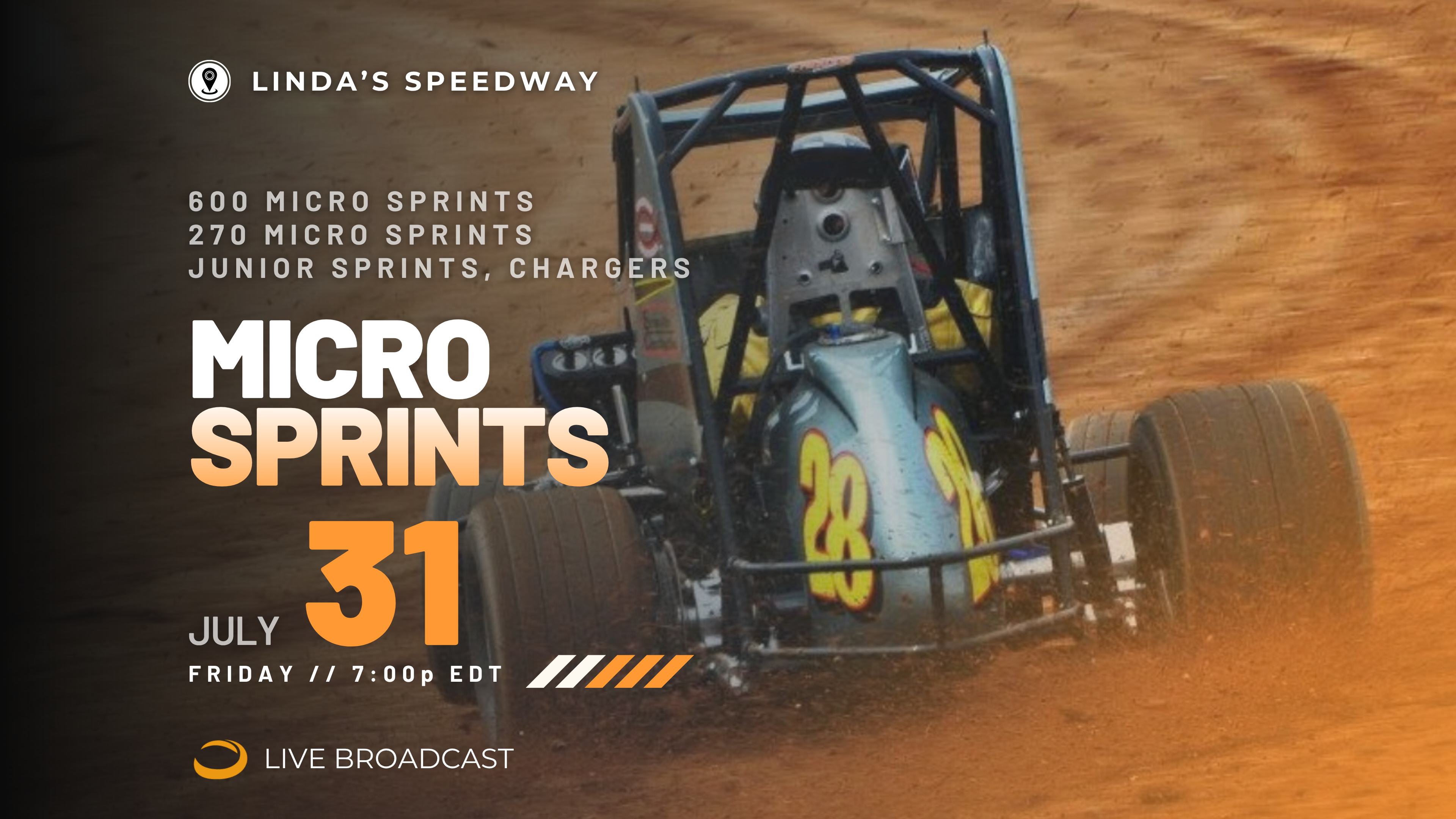 PPV Fri July 31 // Micro Sprints @ Linda's