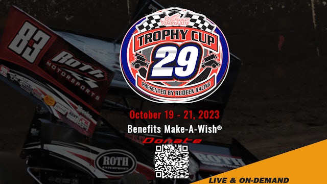 VOD 10.21.23 // Trophy Cup 3 @ Tulare Thunderbowl Raceway (Heat 4 thru A-Main)