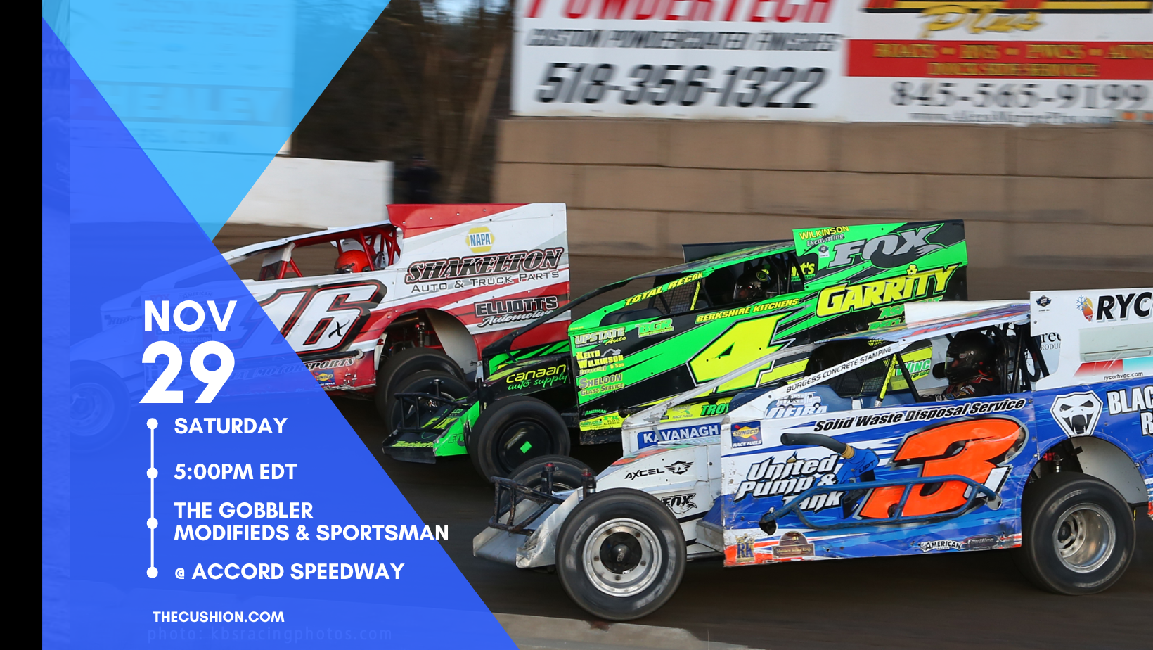 CANCELED Sat Nov 29 // The Gobbler Modifieds @ Accord Speedway