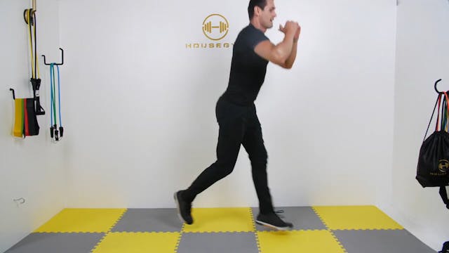 Alternating Jumping Lunges