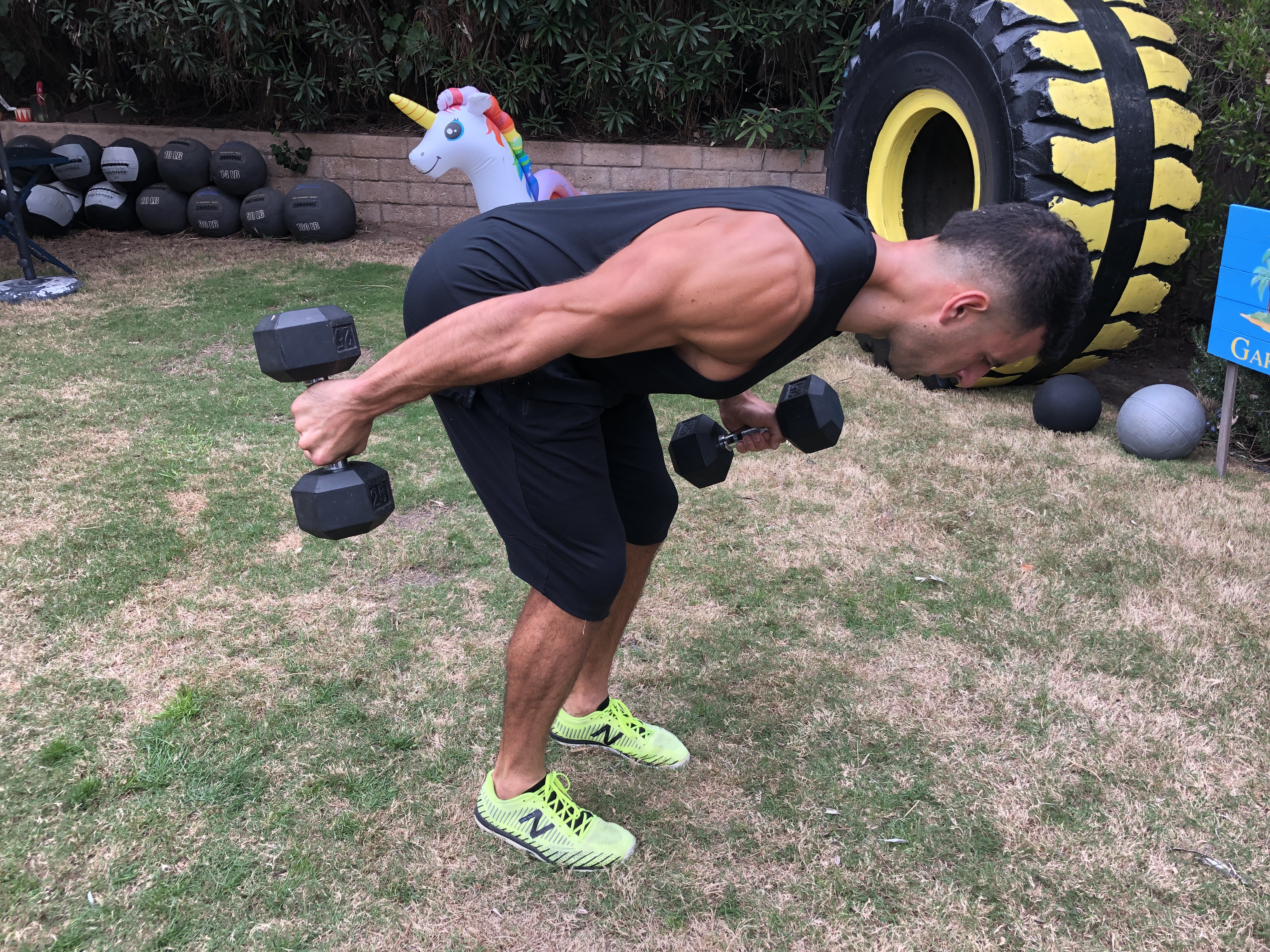 bear complex dumbbell