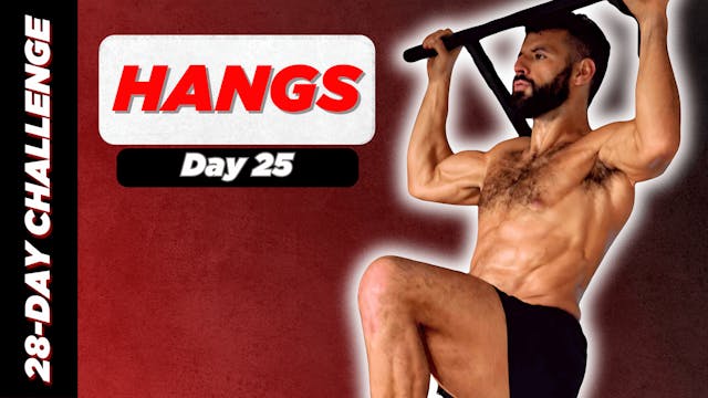 DAY 25: Self-Assisted 1-Arm Hang: 1-Leg Squat 