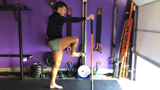 Self-Assisted Single-Leg Standing Hip Mobility Flow