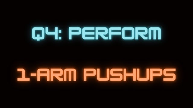 1-ARM PUSHUPS